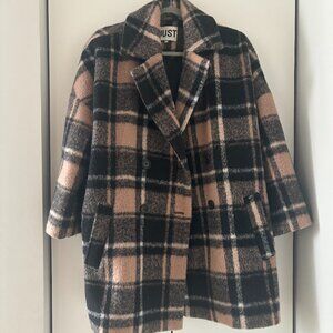 Plaid Peacoat